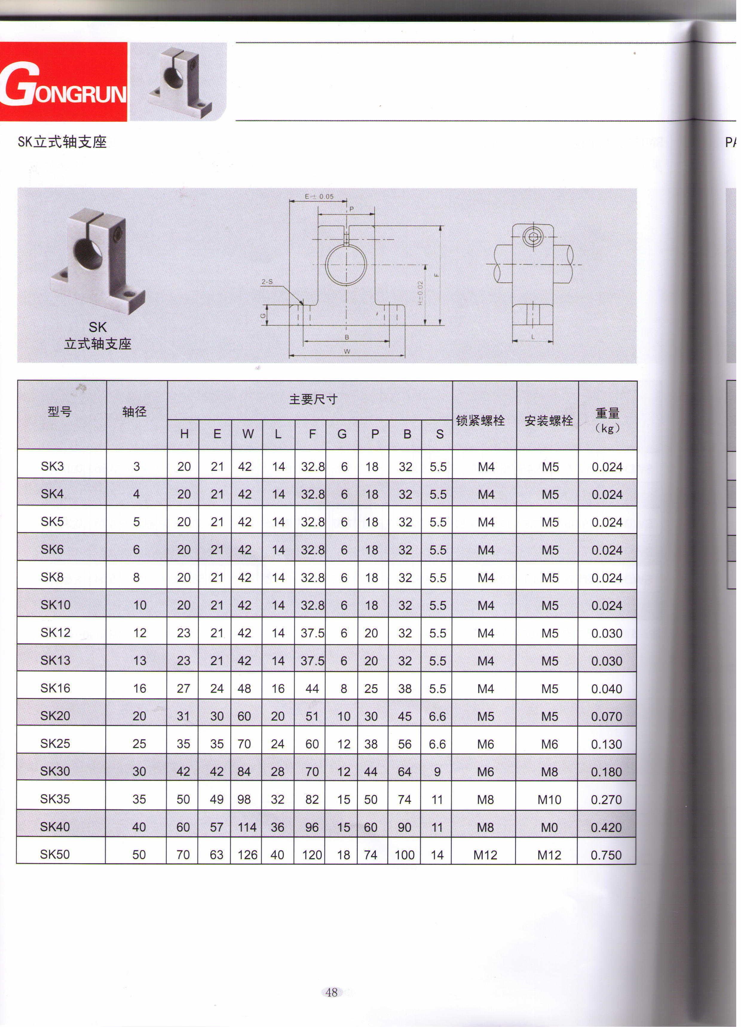 SK立式軸支座(撐)